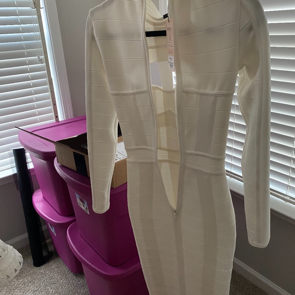 Bandage Dress White
